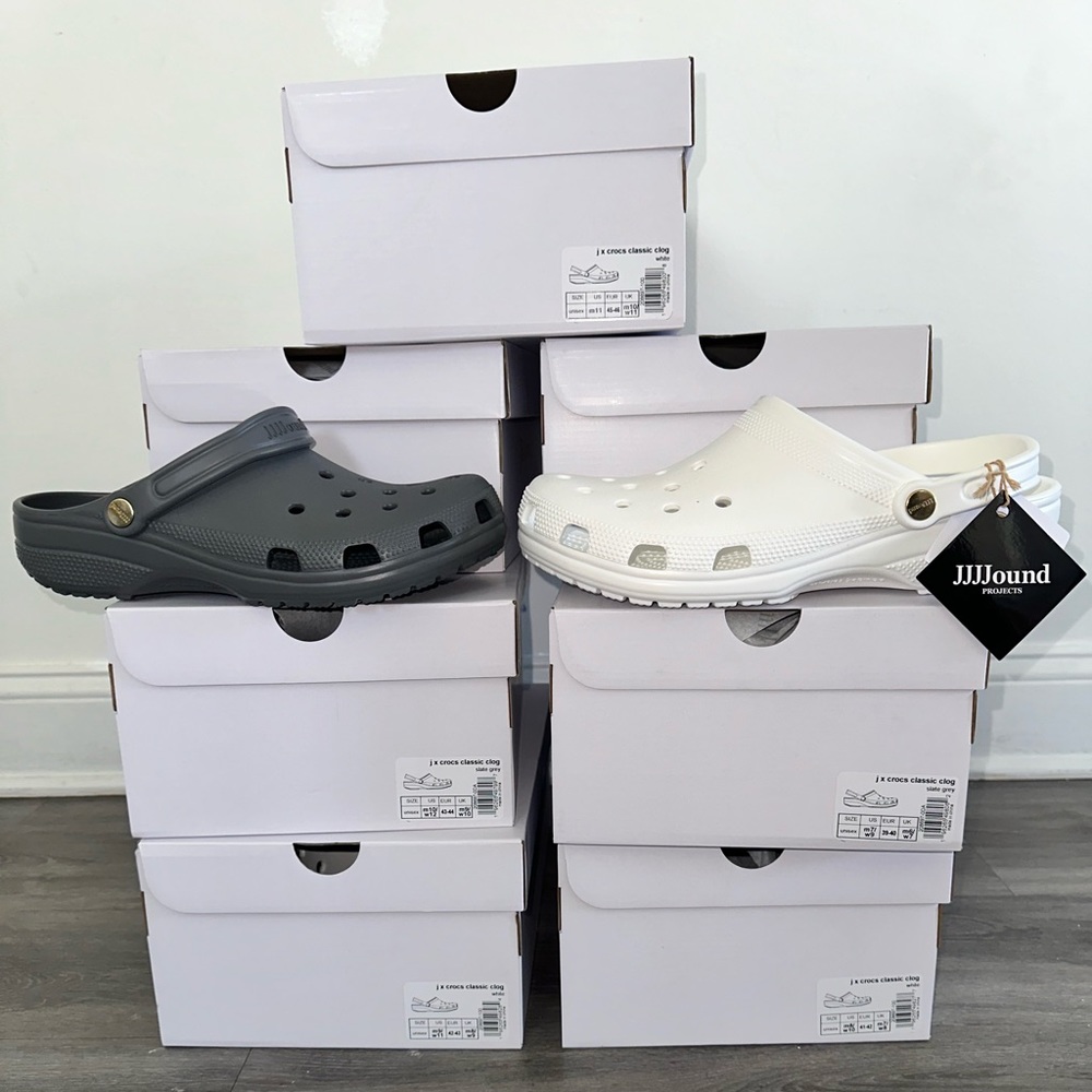 Jjjjound x CROCS WHITE COLORWAY